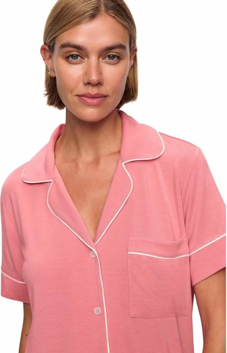 Eberjey Gisele Relaxed Women's Short Pajama Set - Soft Sleepwear & Lounge Pants for Comfort