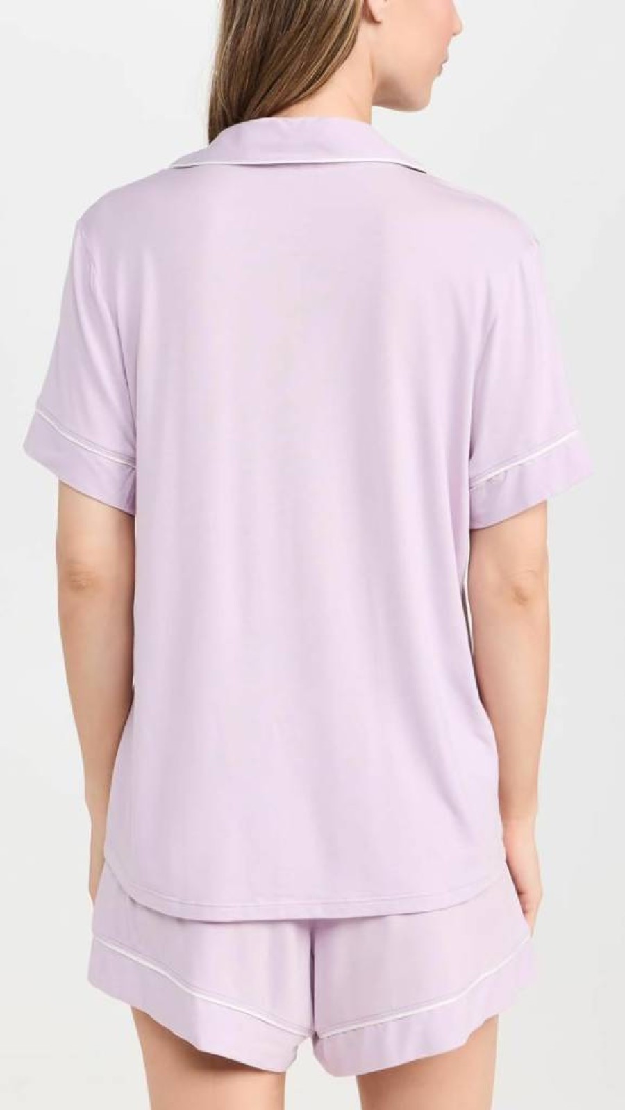 Eberjey Gisele Relaxed Women's Short Pajama Set - Soft Sleepwear & Lounge Pants for Comfort
