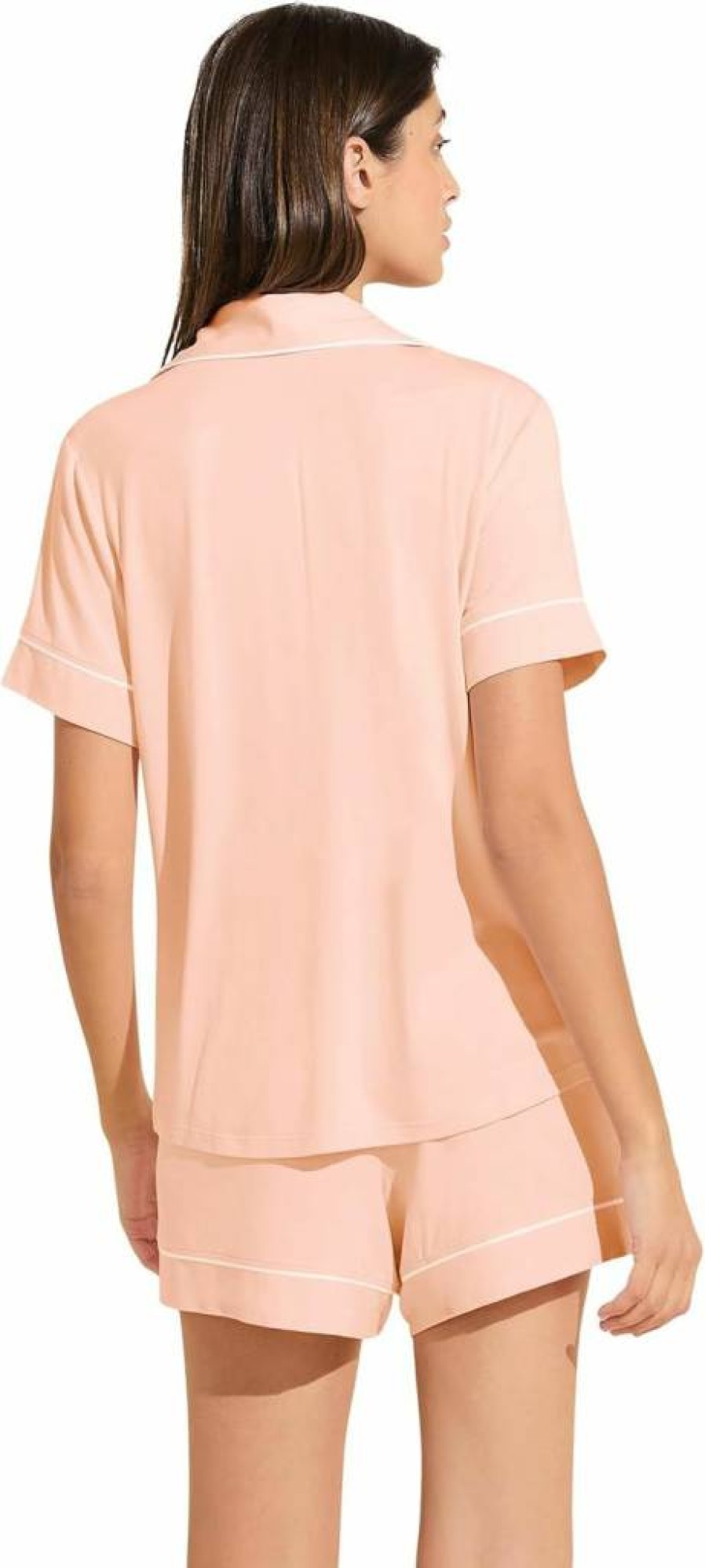 Eberjey Gisele Relaxed Women's Short Pajama Set - Soft Sleepwear & Lounge Pants for Comfort