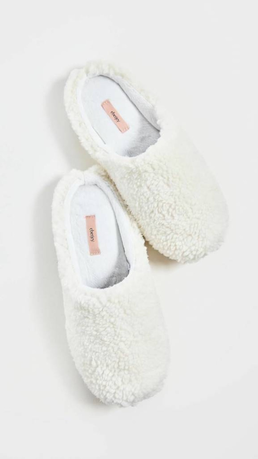 Eberjey Women's Cozy Sherpa Slippers - Plush Indoor/Outdoor House Shoes for Comfort and Warmth