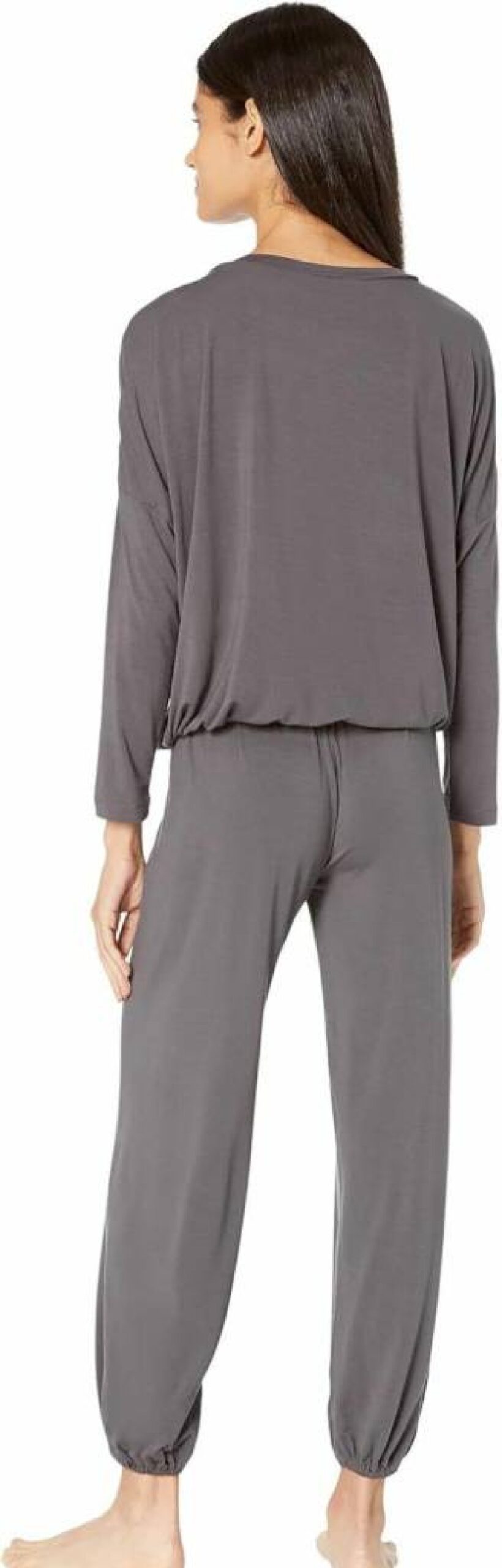Eberjey Gisele Women's Modal Pajama Set - Soft Long Sleeve Scoop Neck Top & Comfortable Lounge Wear