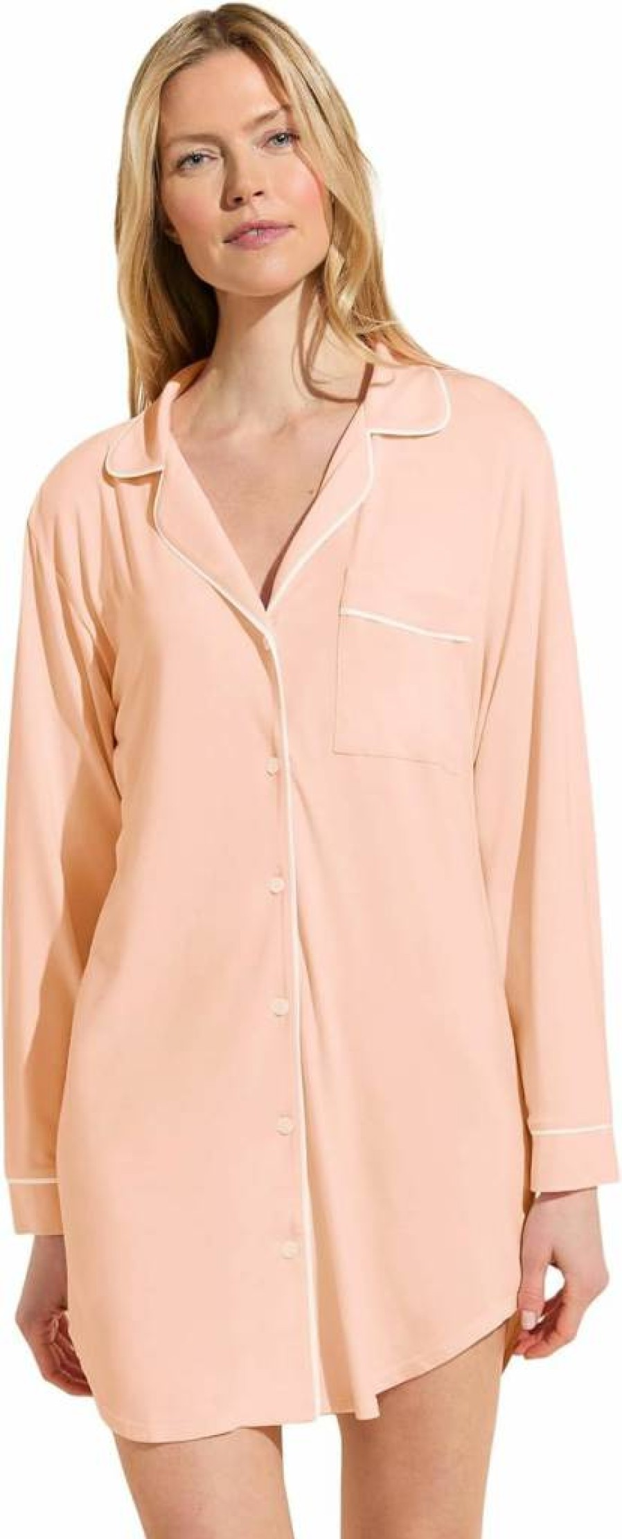 Eberjey Gisele Classic Women's Sleepshirt - Soft Comfortable Pajama Top for Women