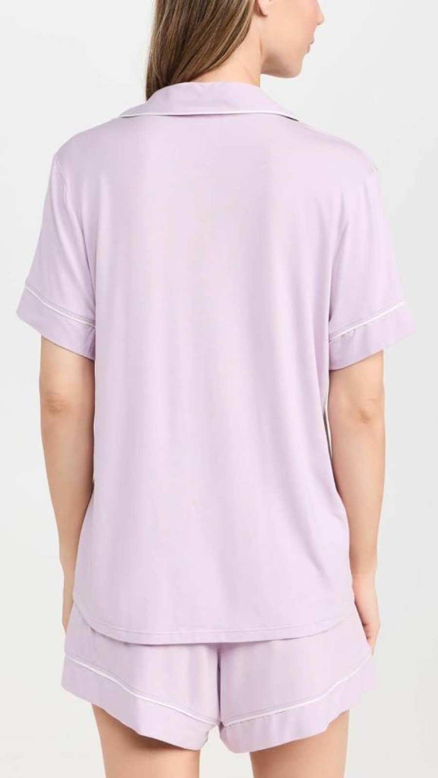 Eberjey Gisele Relaxed Women's Short Pajama Set - Soft Sleepwear & Lounge Pants for Comfort