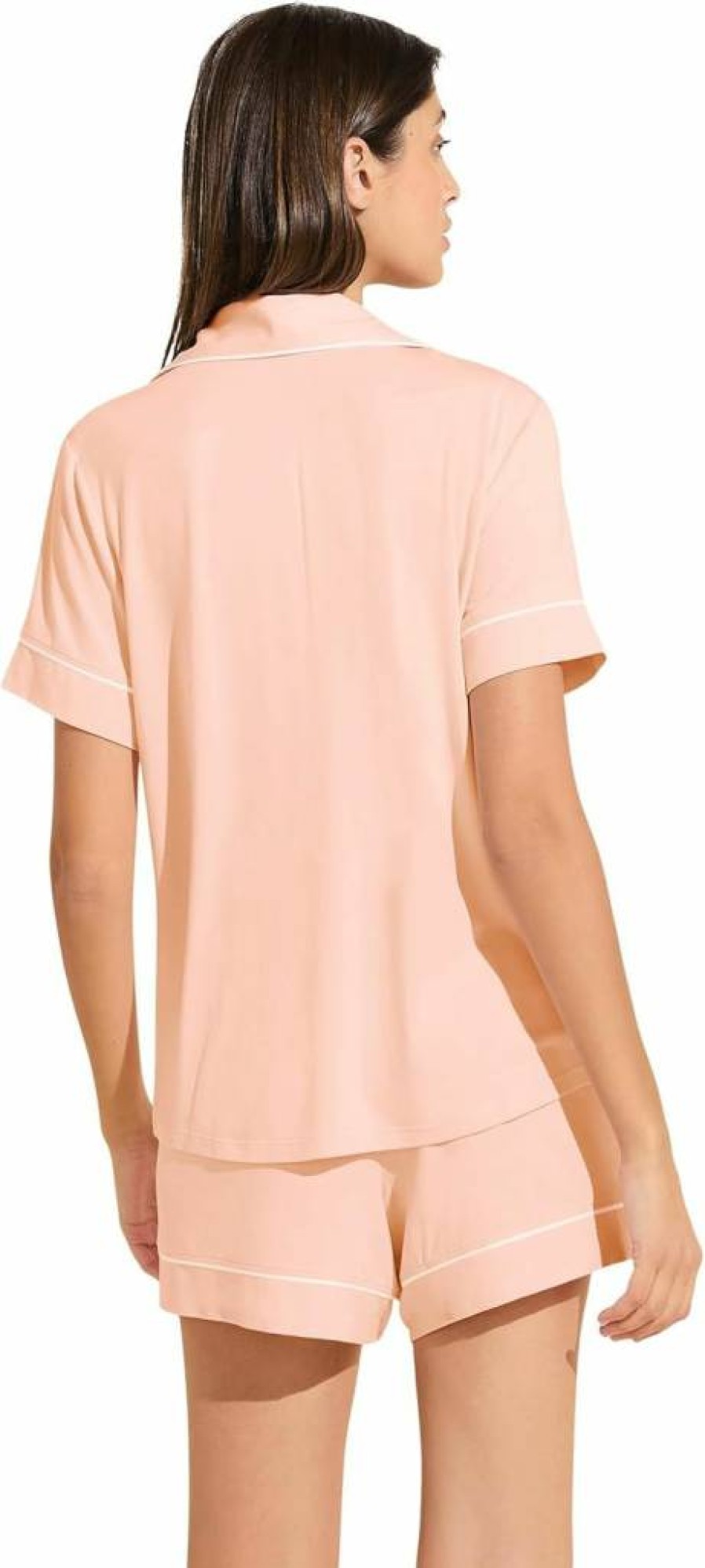 Eberjey Gisele Relaxed Women's Short Pajama Set - Soft Sleepwear & Lounge Pants for Comfort