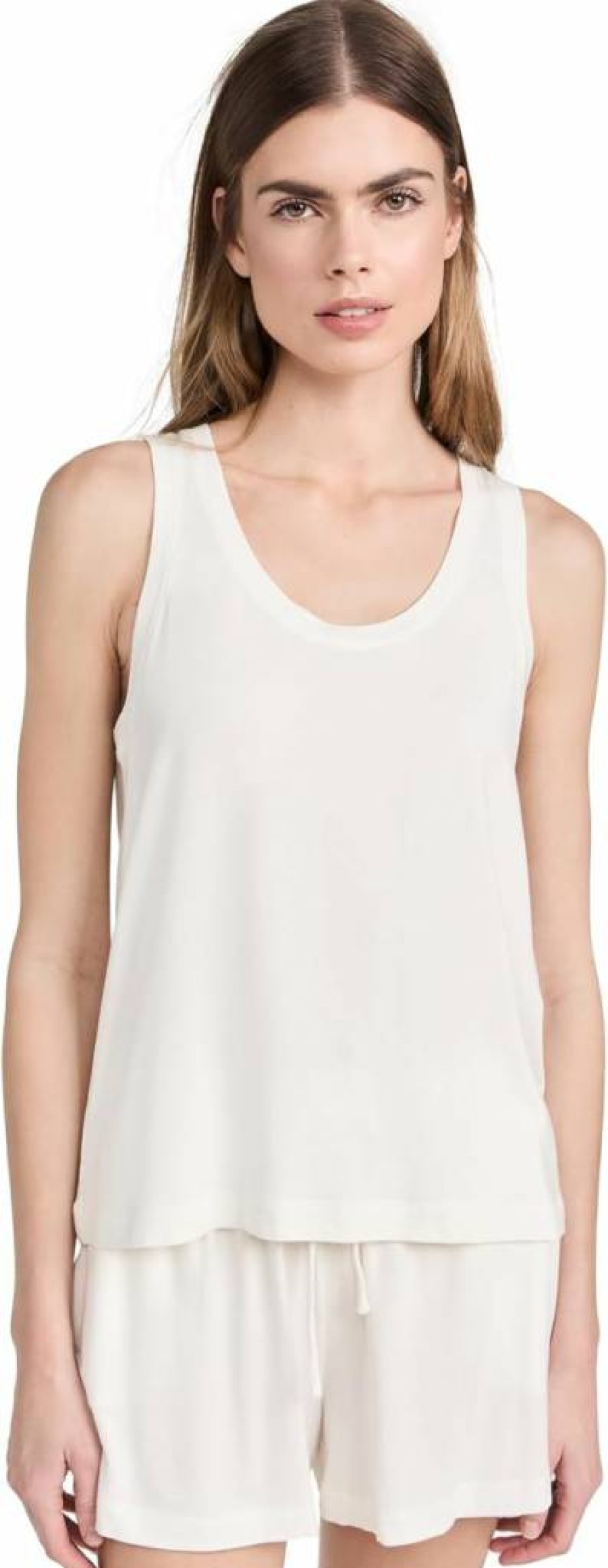 Eberjey Gisele Comfort Cotton Tank Top for Women - Soft Everyday Casual Wear