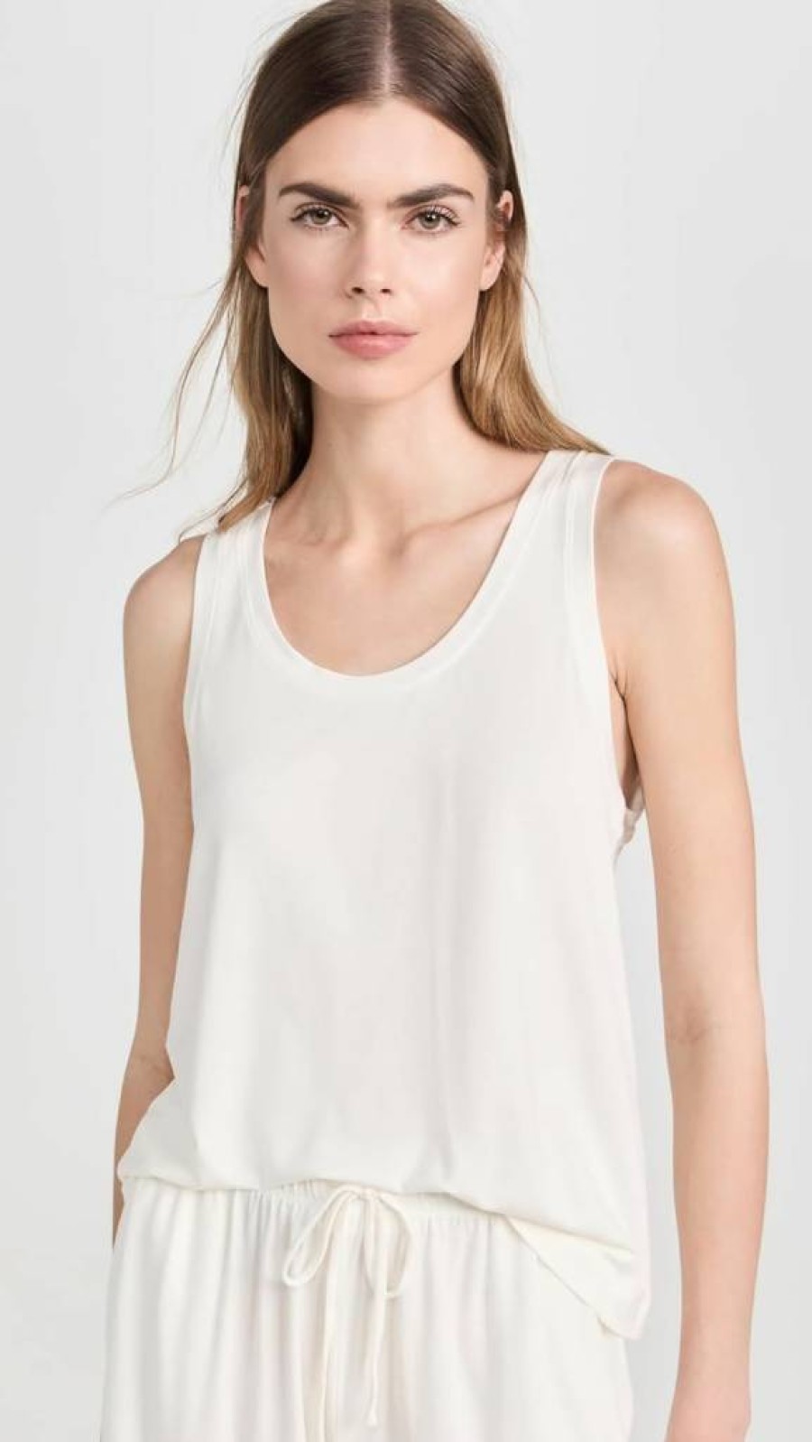 Eberjey Gisele Comfort Cotton Tank Top for Women - Soft Everyday Casual Wear