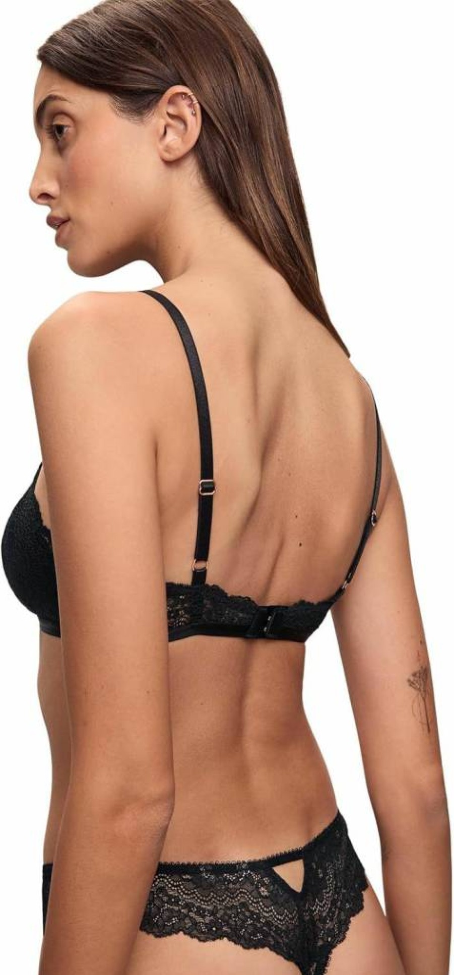 Eberjey Women's Lara Triangle Bralette - Comfortable Lace Bralette for Everyday Wear