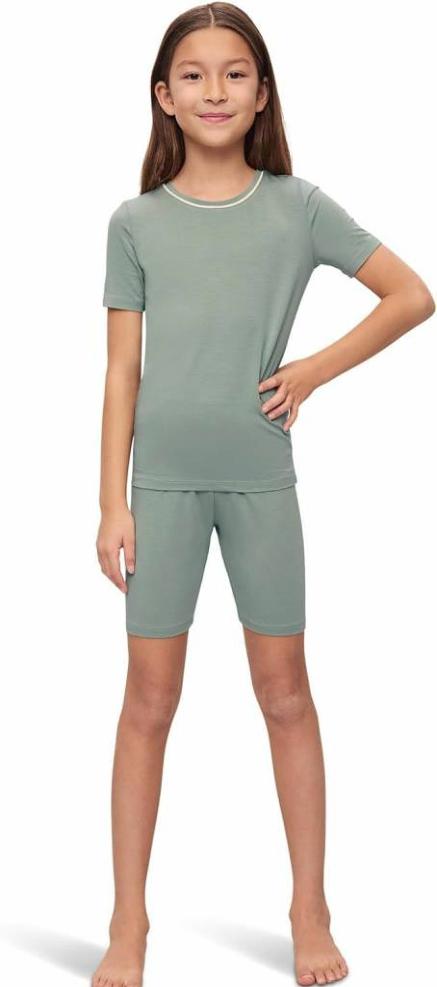 Eberjey Kids' Modal Short PJ Set - Soft Unisex Pajamas for Girls & Boys