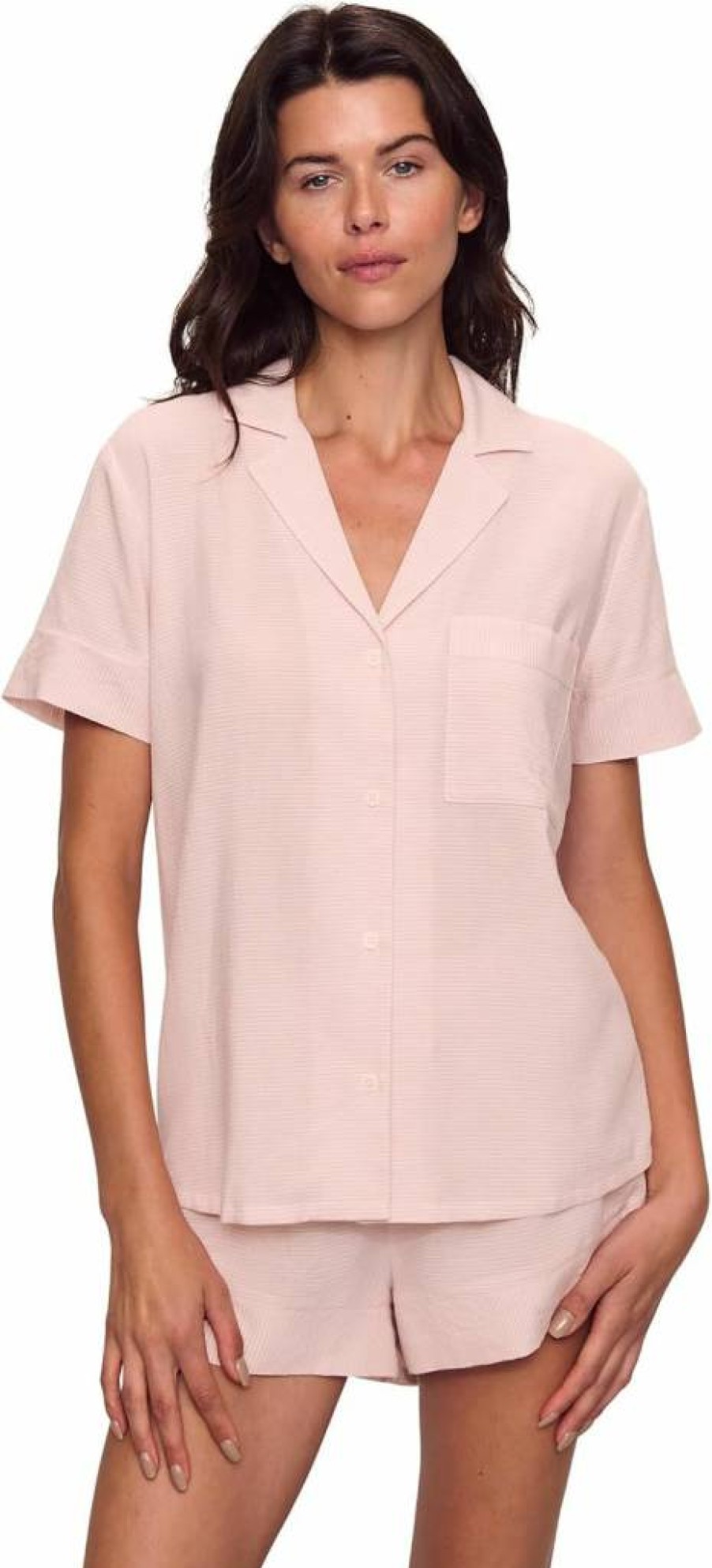 Eberjey Women's Nautico Shortie Pajama Set - Soft Sleepwear Shorts & Top