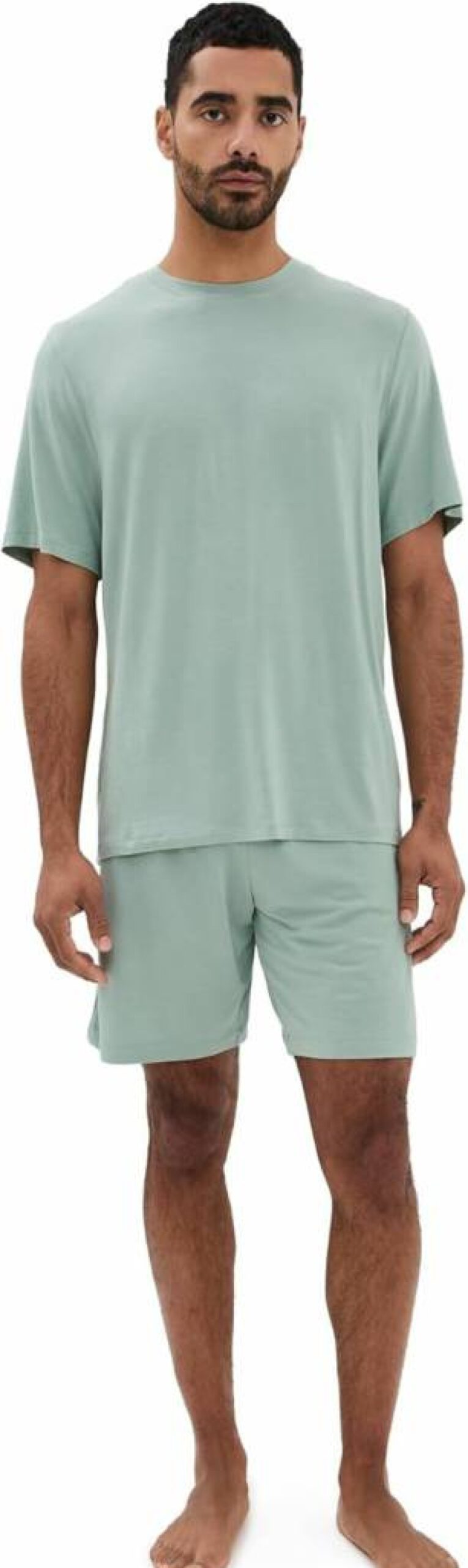 Eberjey Henry Men's Pajama Set - Soft Short Sleeve Sleepwear for Men