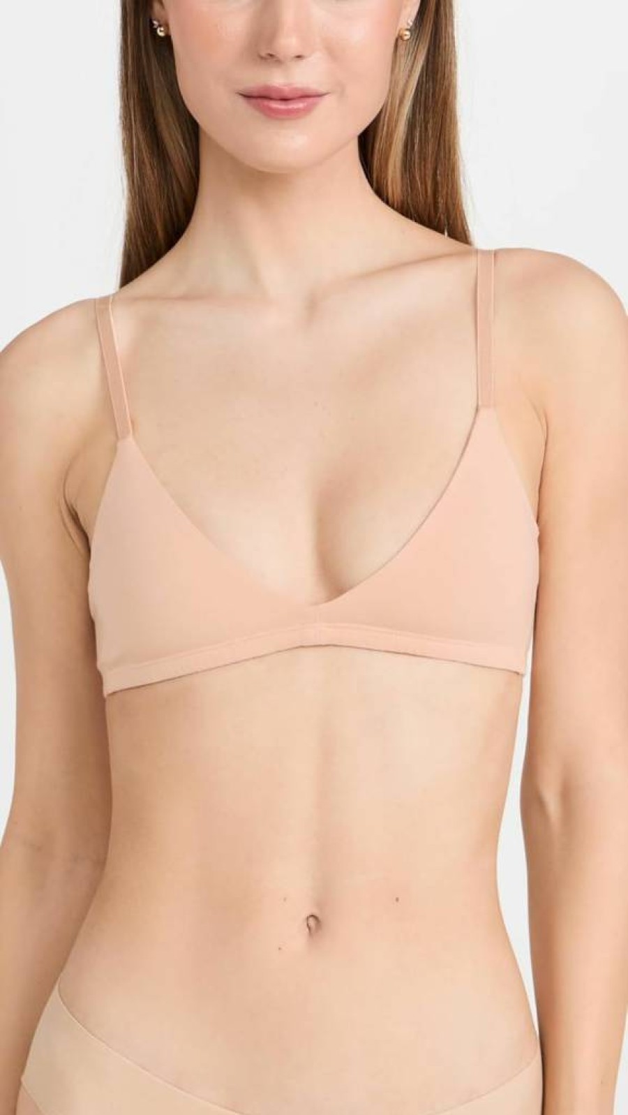 Eberjey Women's Stretch Cotton Pima Bralette - Soft Comfort Wireless Bra