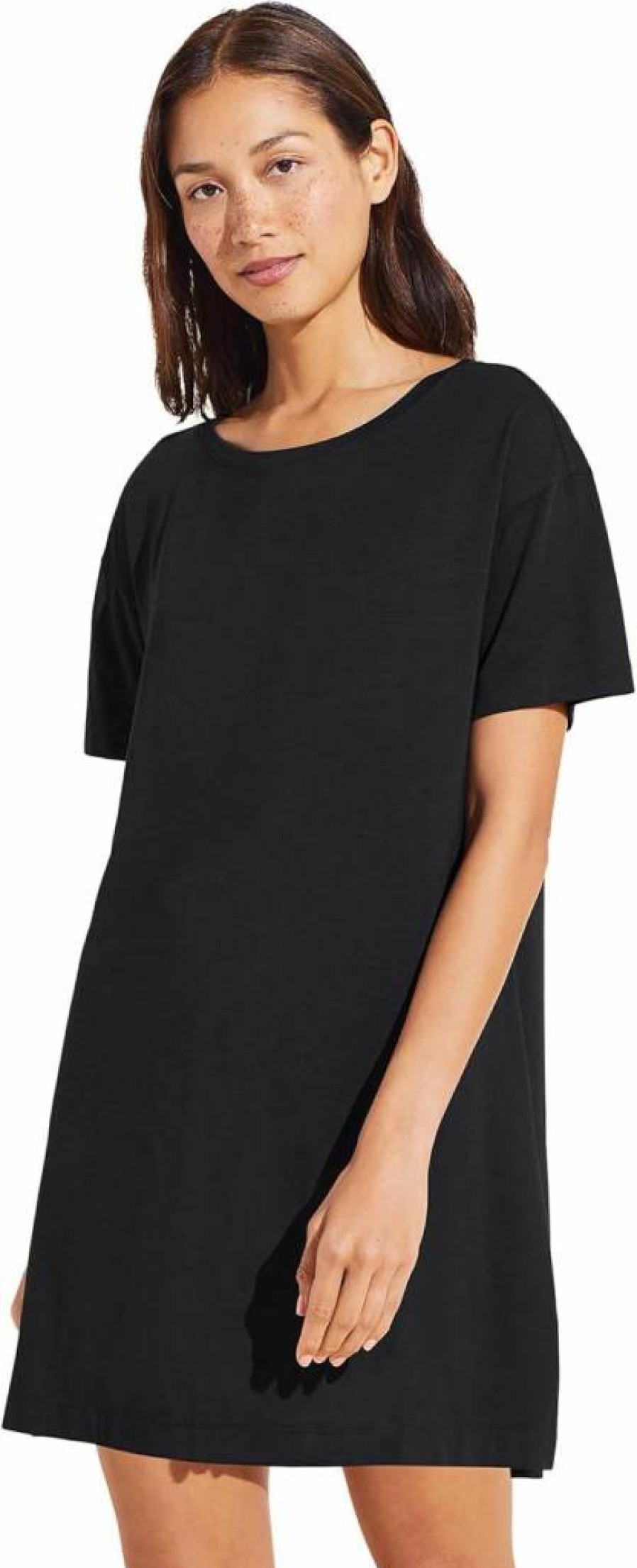 Eberjey Gisele Comfortable Short Sleeve Sleep Shirt for Women - Soft Everyday Nightwear