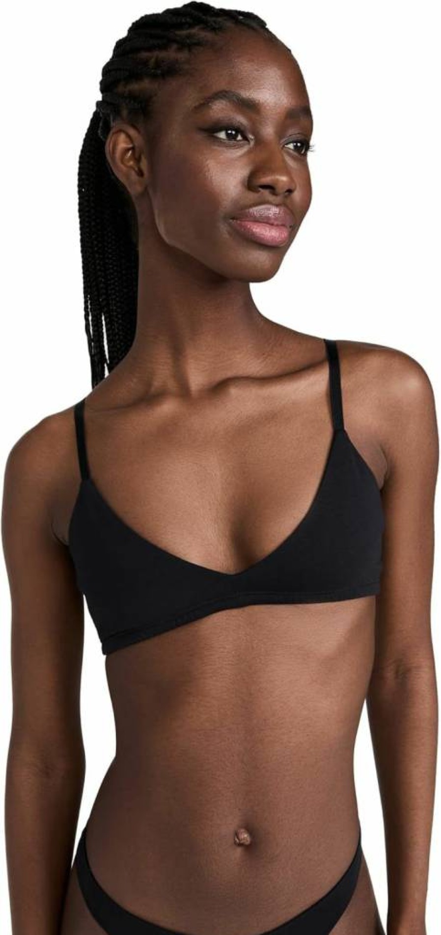 Eberjey Women's Pima Cotton Bralette - Soft Stretch Comfort Wireless Bra