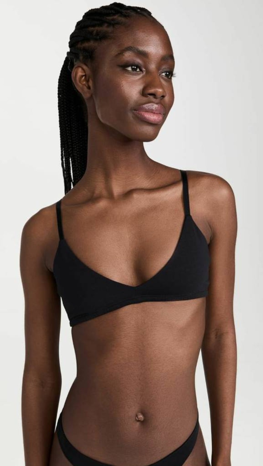Eberjey Women's Pima Cotton Bralette - Soft Stretch Comfort Wireless Bra
