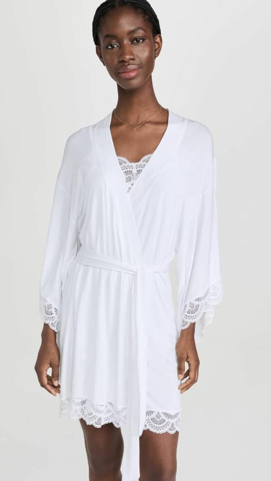 Eberjey Mariana Mademoiselle Kimono Robe for Women - Soft Lounge Robe & Sleepwear