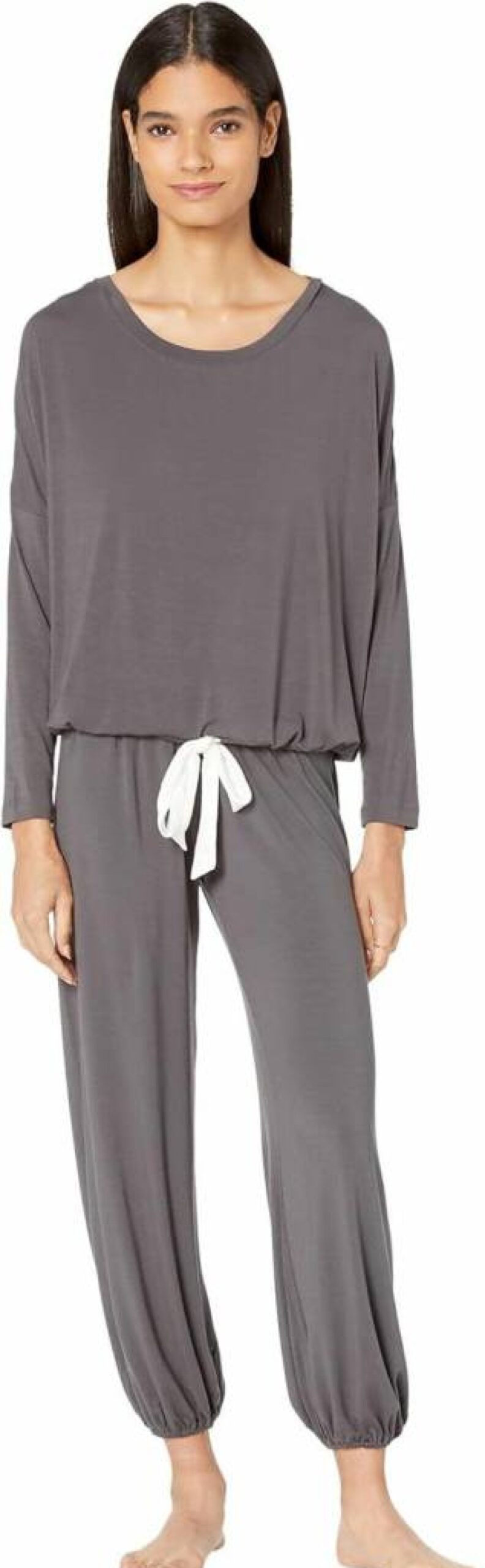 Eberjey Gisele Women's Modal Pajama Set - Soft Long Sleeve Scoop Neck Sleepwear & Lounge Pants