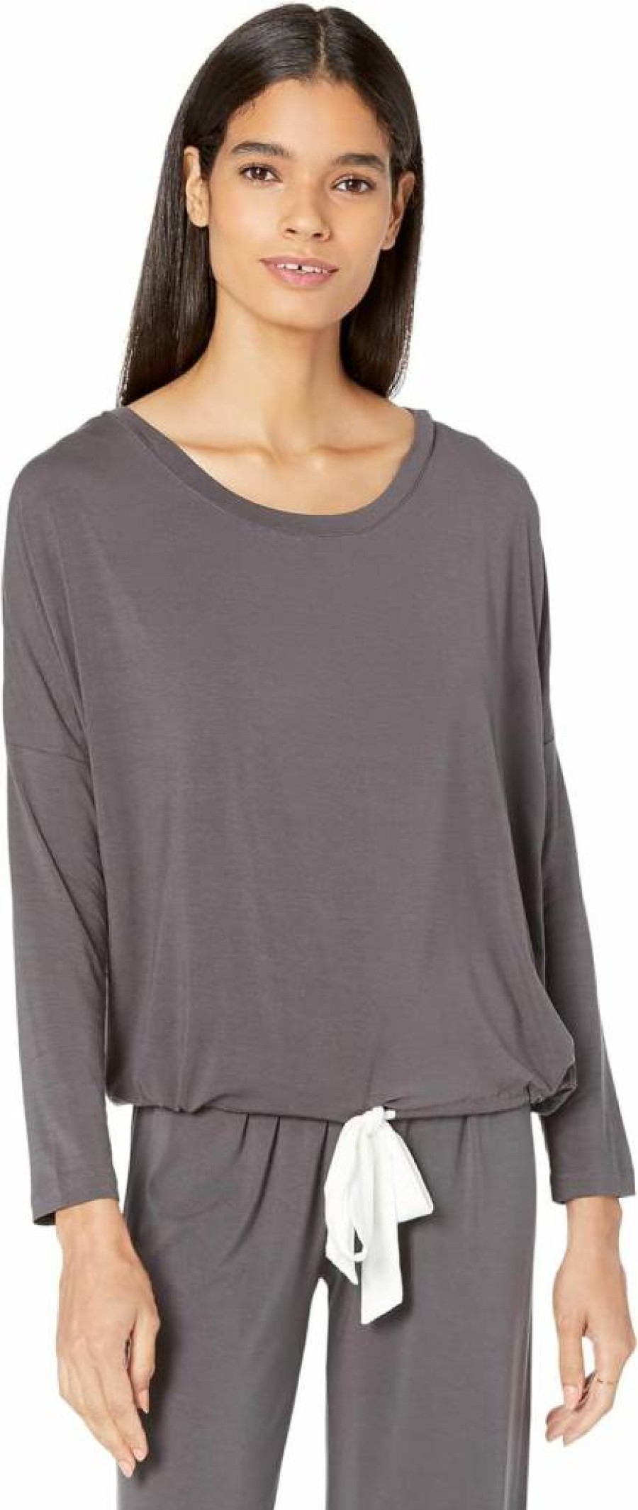Eberjey Gisele Women's Modal Pajama Set - Soft Long Sleeve Scoop Neck Sleepwear & Lounge Pants