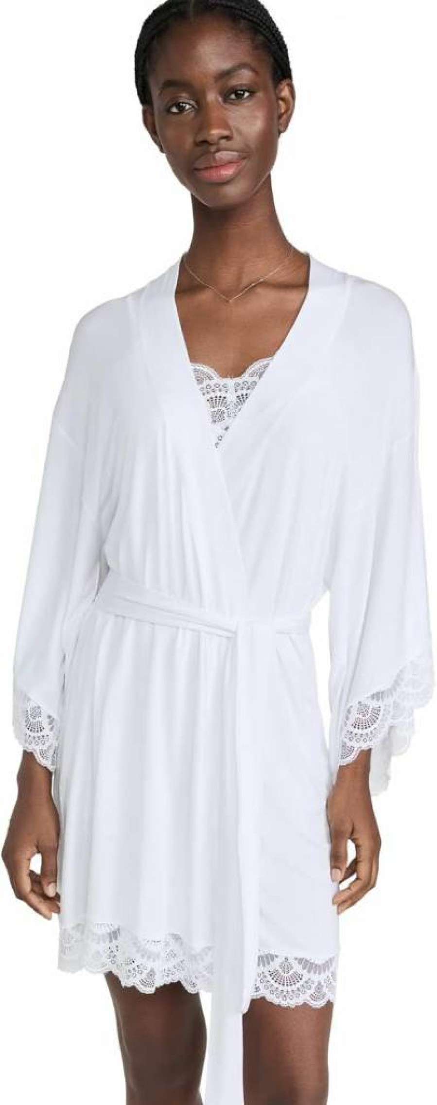 Eberjey Mariana Mademoiselle Kimono Robe for Women - Soft Luxe Loungewear