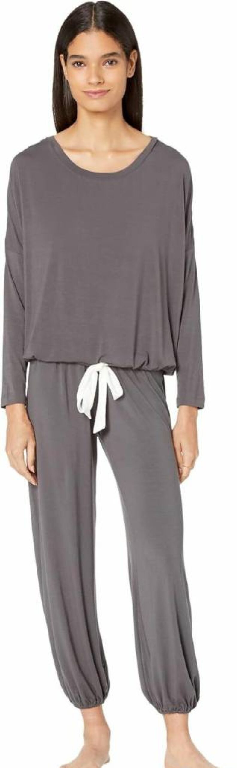 Eberjey Gisele Women's Modal Pajama Set - Soft Long Sleeve Sleepwear with Scoop Neck Top & Comfortable Lounge Pants