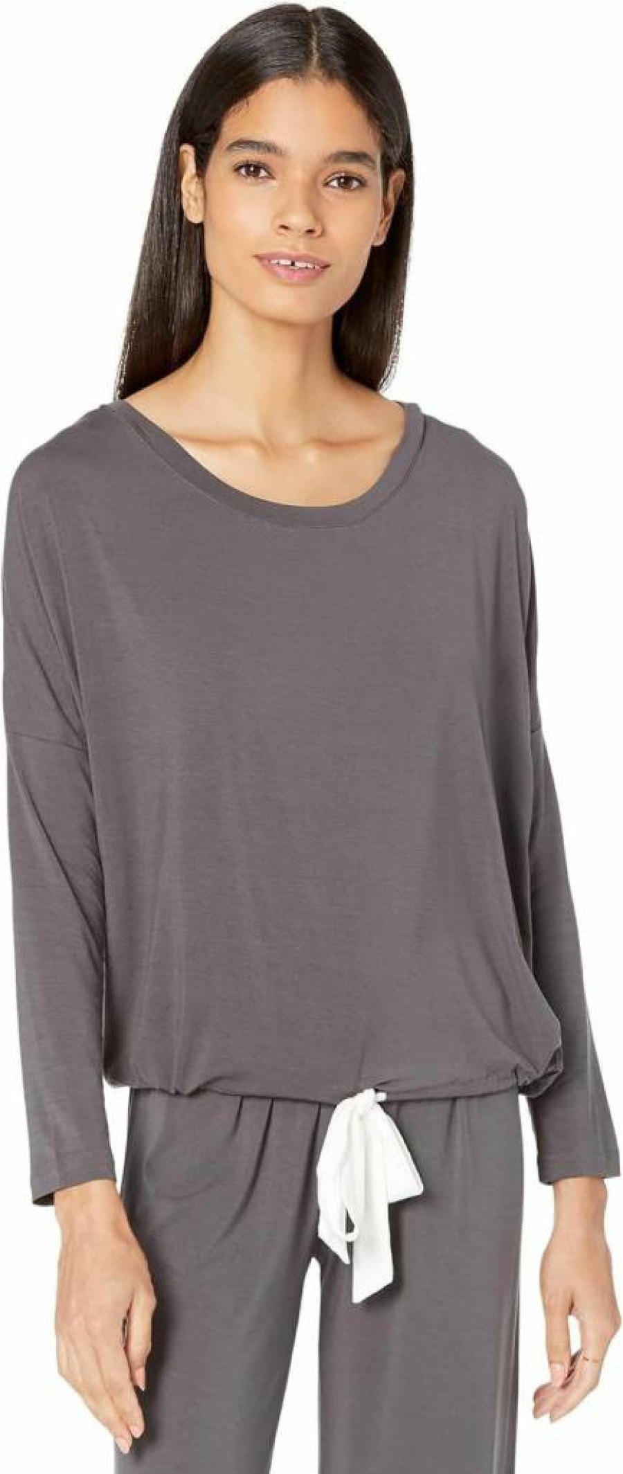 Eberjey Gisele Women's Modal Pajama Set - Soft Long Sleeve Sleepwear with Scoop Neck Top & Comfortable Lounge Pants