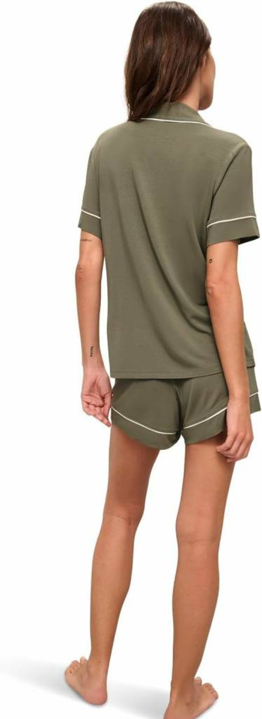 Eberjey Gisele Relaxed Women's Short Pajama Set - Soft Sleepwear & Lounge Pants for Comfort