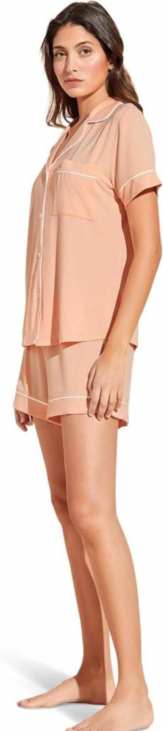Eberjey Gisele Relaxed Women's Short Pajama Set - Soft Sleepwear & Lounge Pants for Comfort