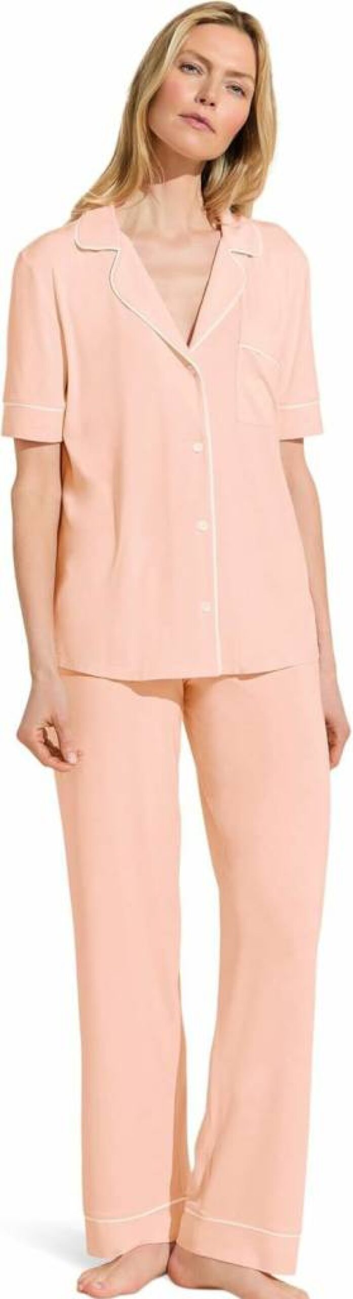 Eberjey Gisele Women's Short Sleeve Pajama Set - Soft Sleepwear Pants & Top