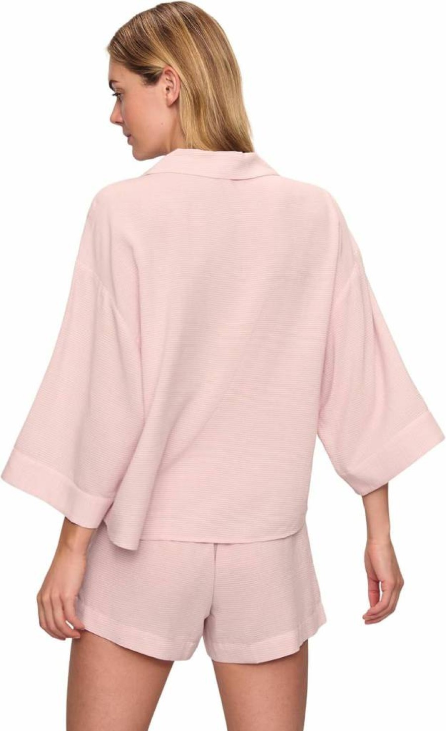 Eberjey Women's Nautico Relaxed Short Pajama Set - Soft Sleepwear & Lounge Shorts